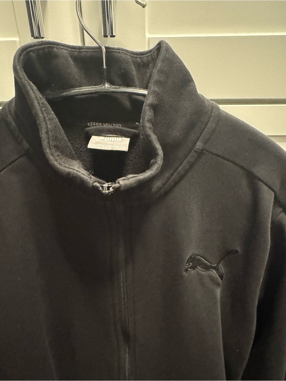 Puma Men's Black Full-Zip Sport Jacket Size Small - Picture 2 of 8